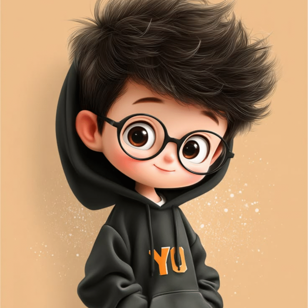 Hair Cartoon Boy DP 