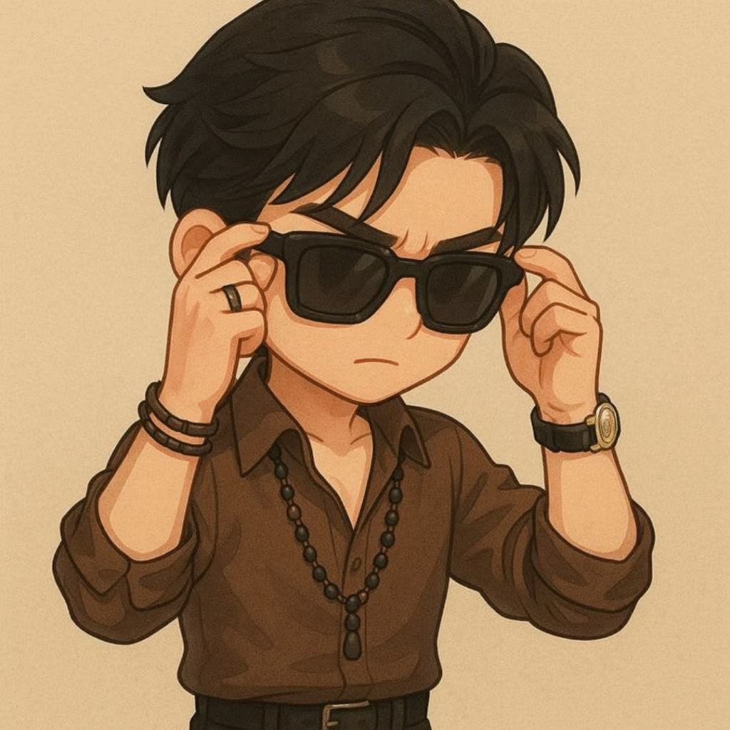 Cute Hair Cartoon Boy Dp