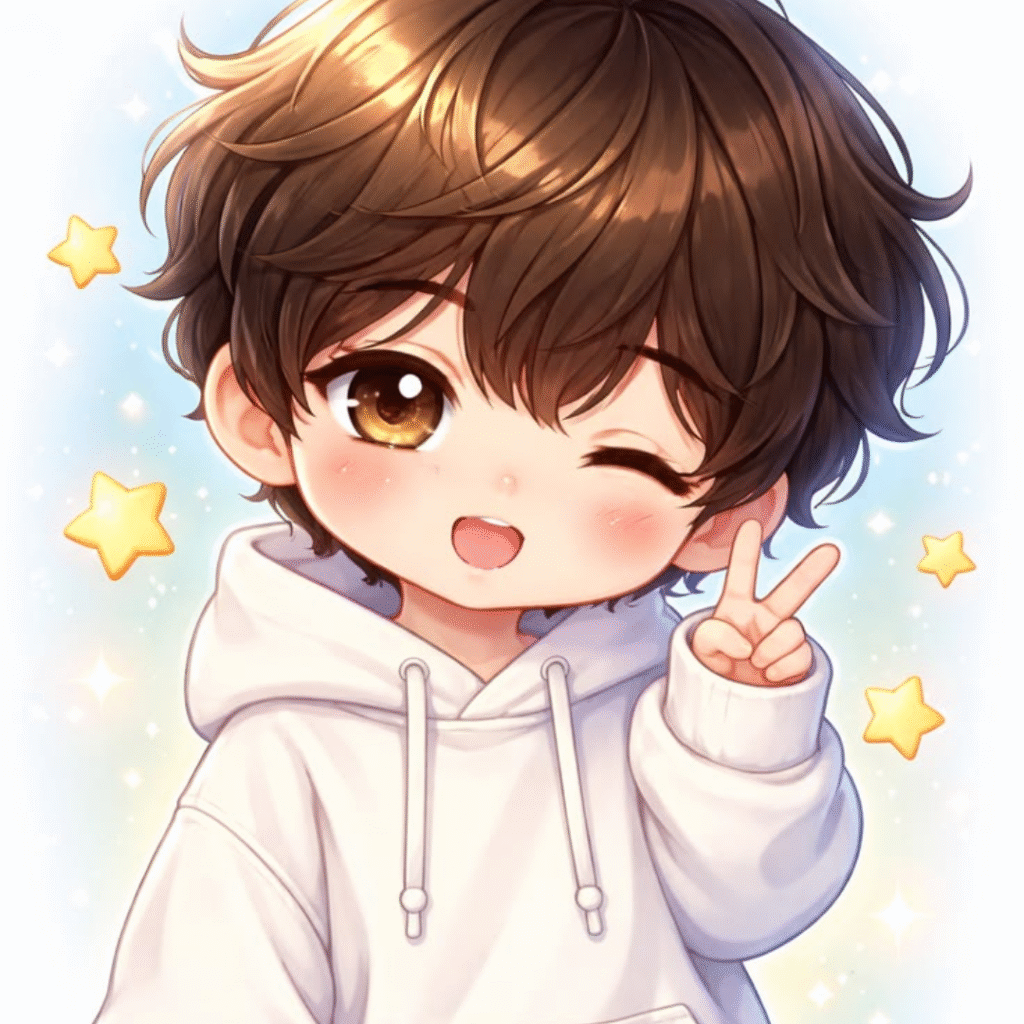 Hair Cartoon Boy DP 