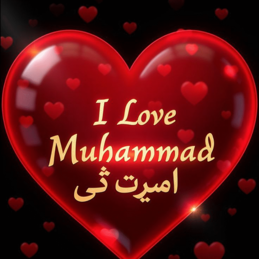 I Love Muhammad Dp Photo