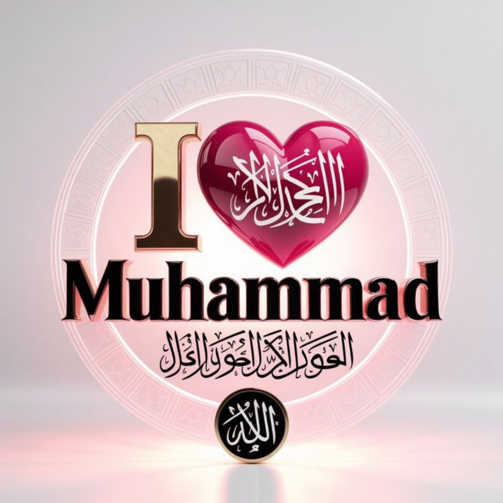 I Love Muhammad Dp Photo