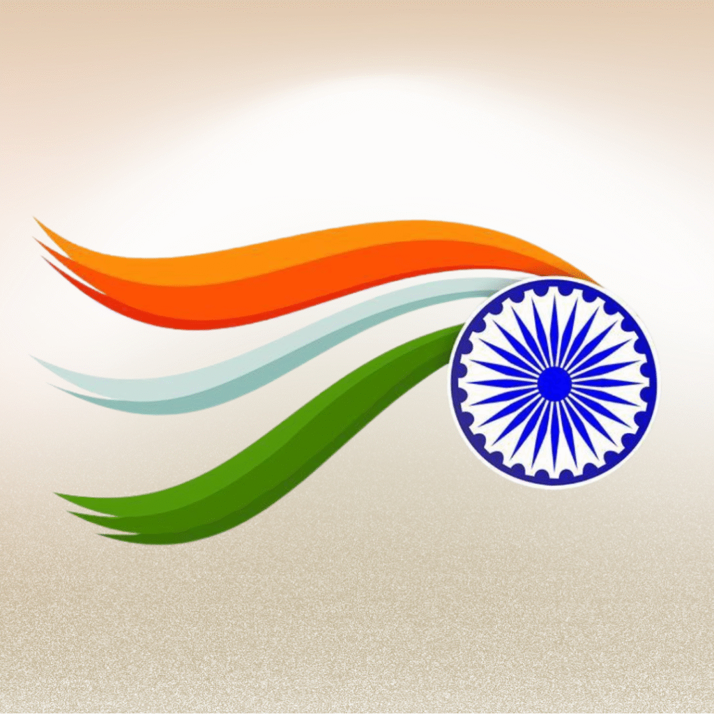 Stylish Indian flag DP