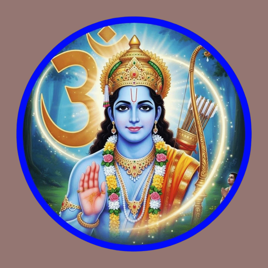 Stylish and Devotional Logo Ram DP