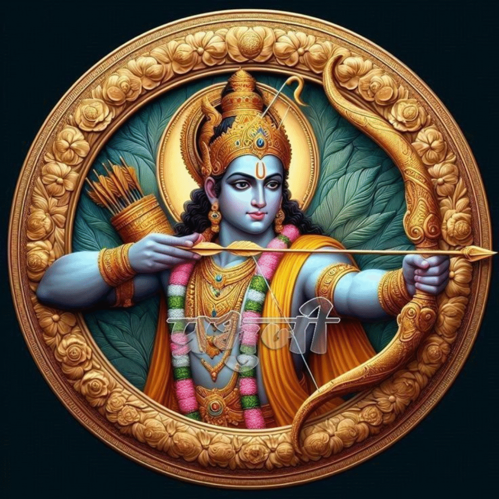 Stylish and Devotional Logo Ram DP
