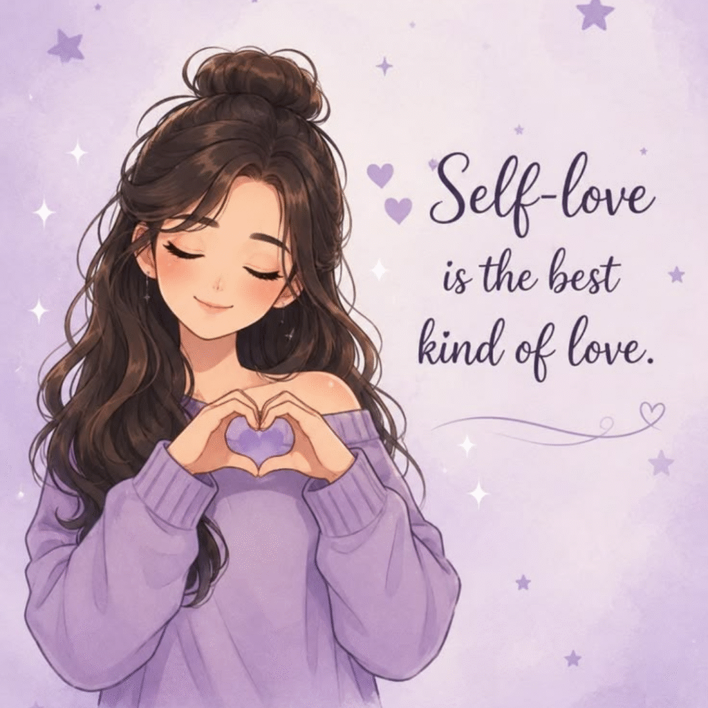 Self Love DP Girl