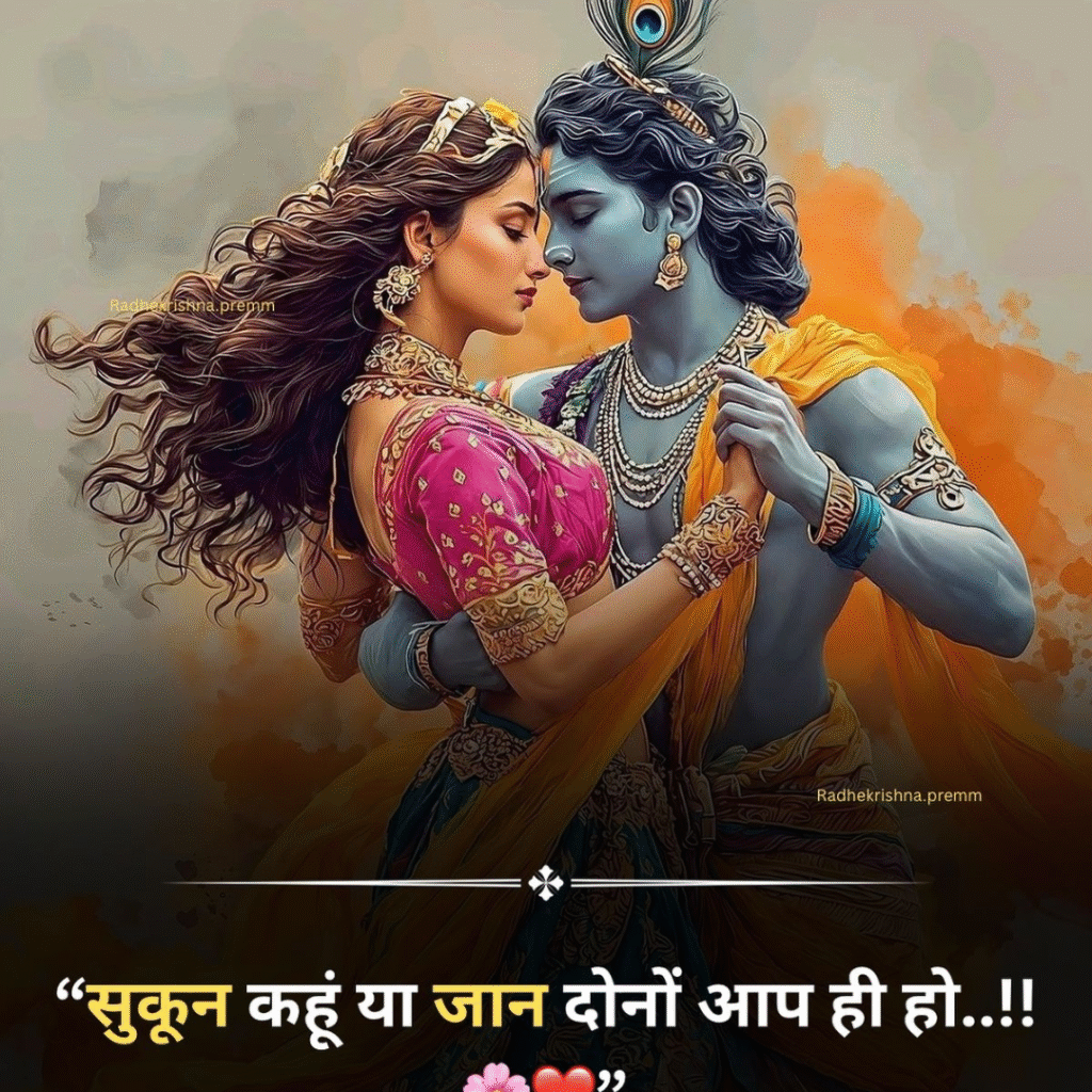 Cute True Love Radha Krishna Dp