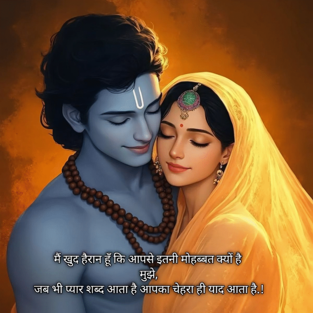 Cute True Love Radha Krishna Dp