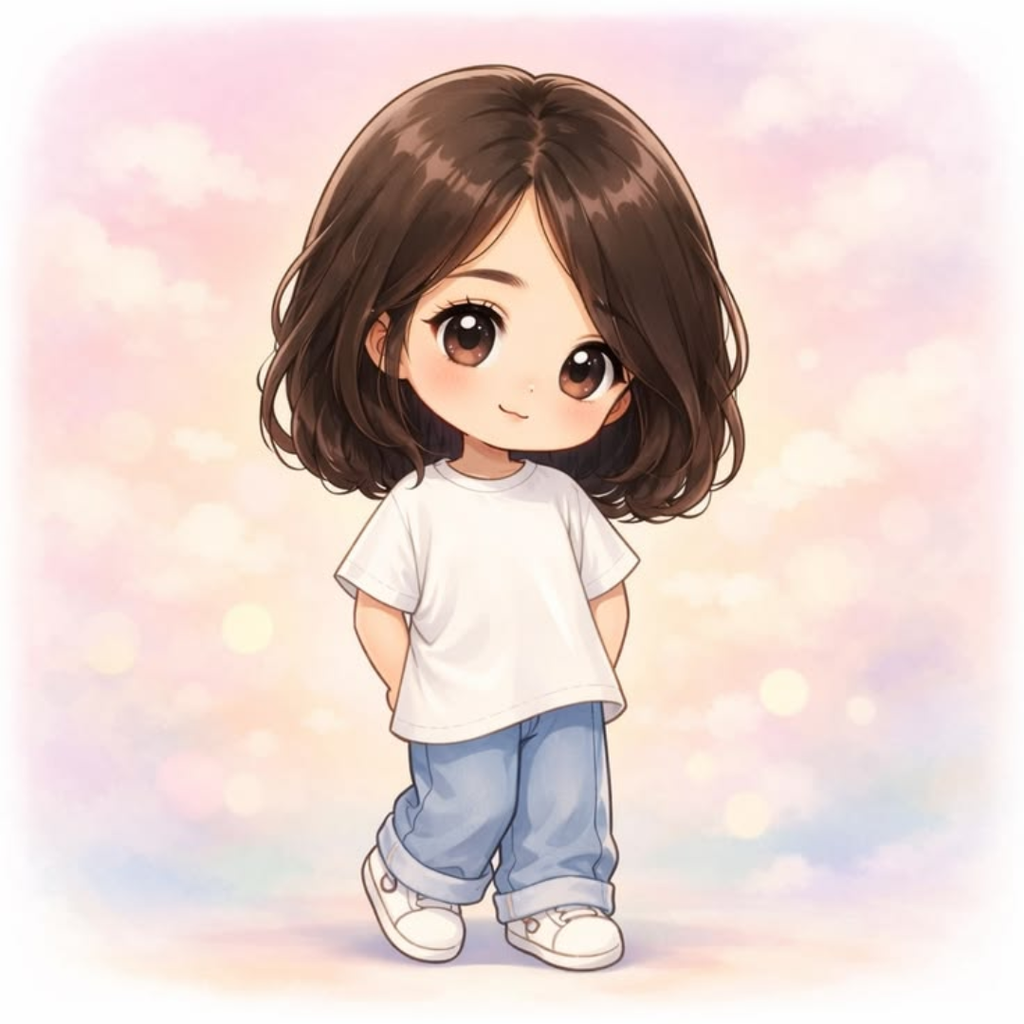 Cute Doll Girl DP