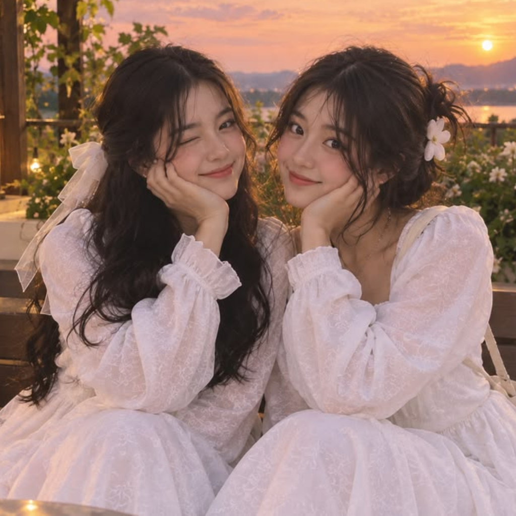 Profile Girl Couple Duet DP