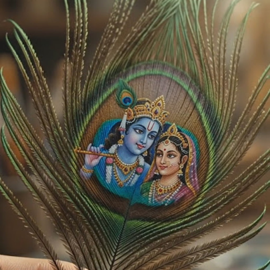 Krishna Radha Mor Pankh DP