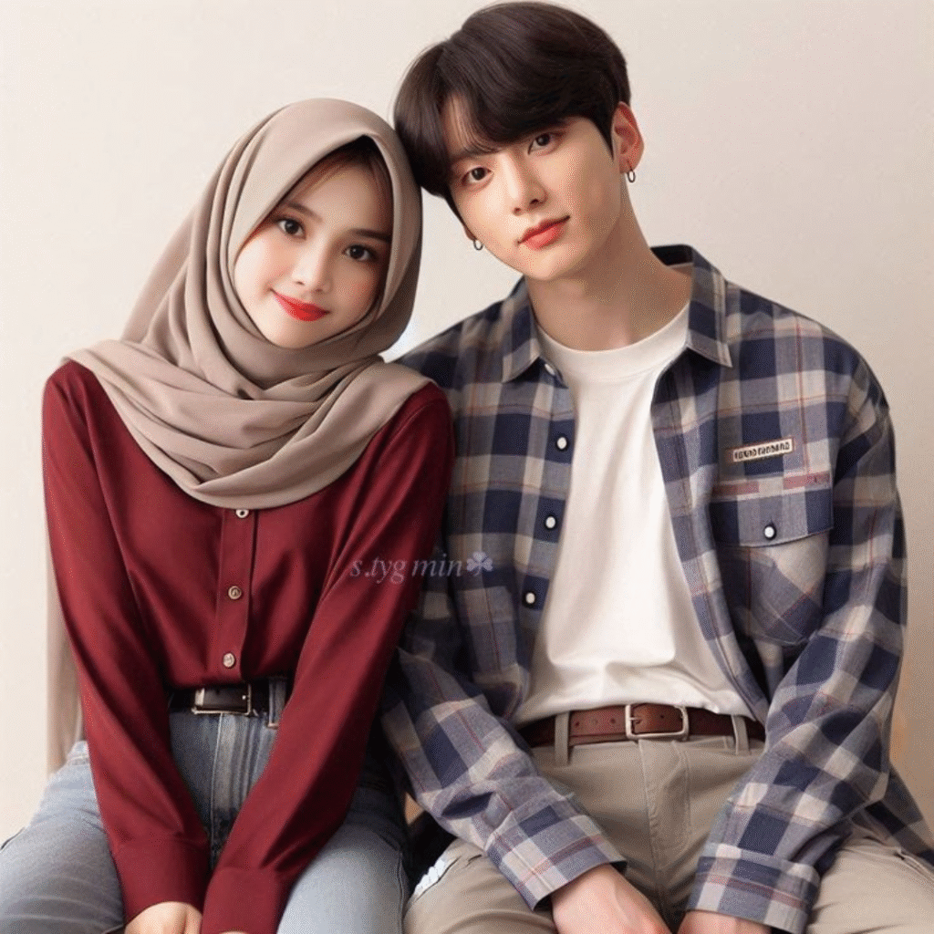 Muslim Couple DP Hijab