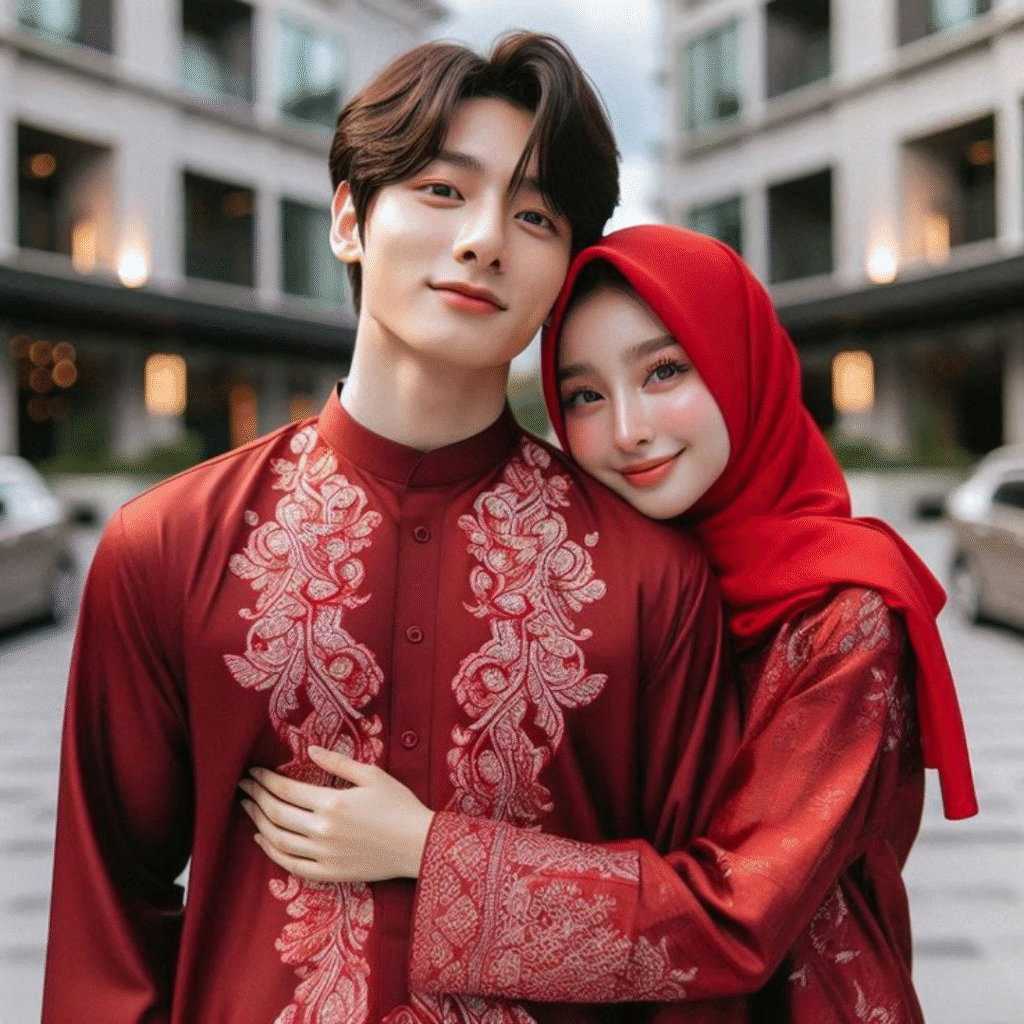 Muslim Couple DP Hijab