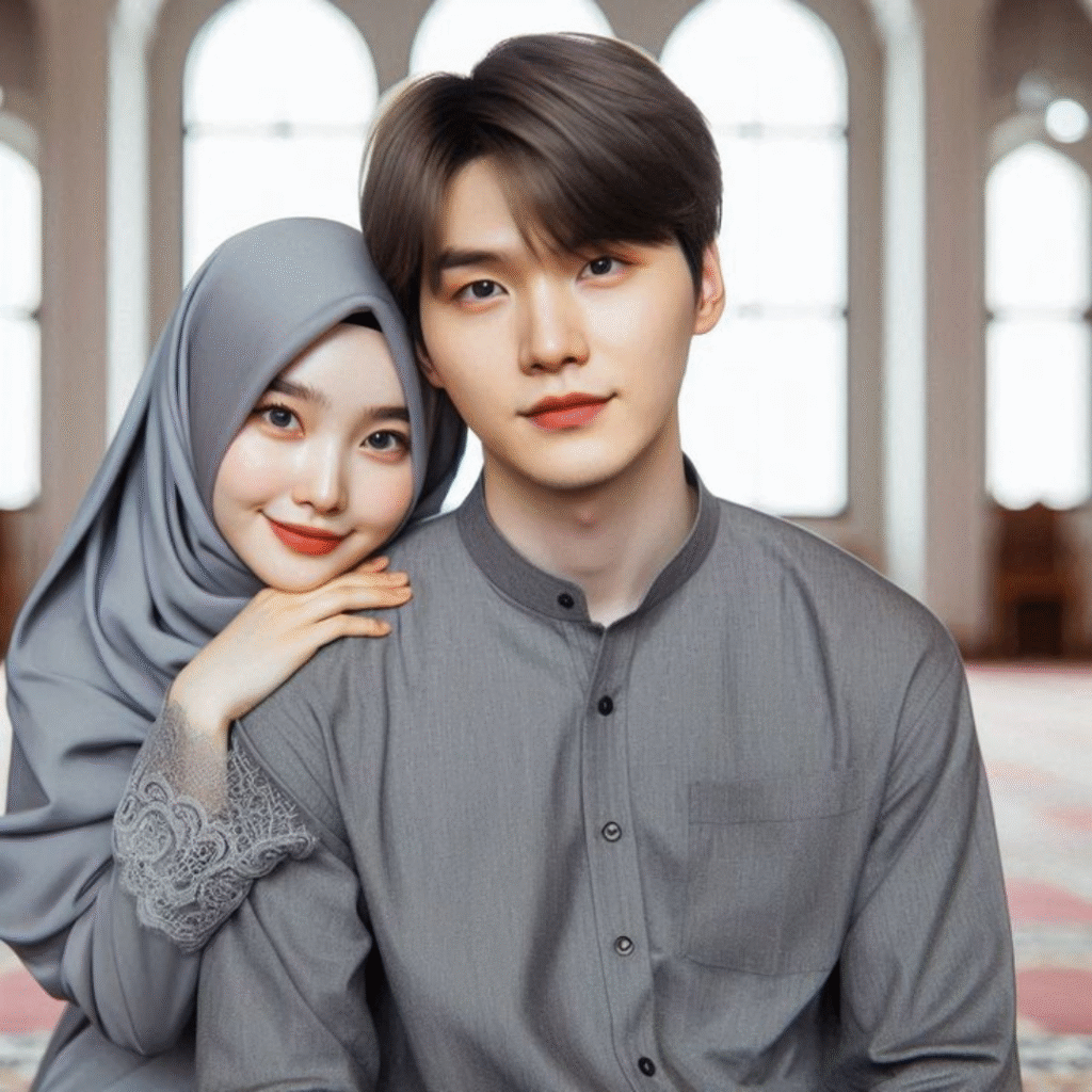Muslim Couple DP Hijab