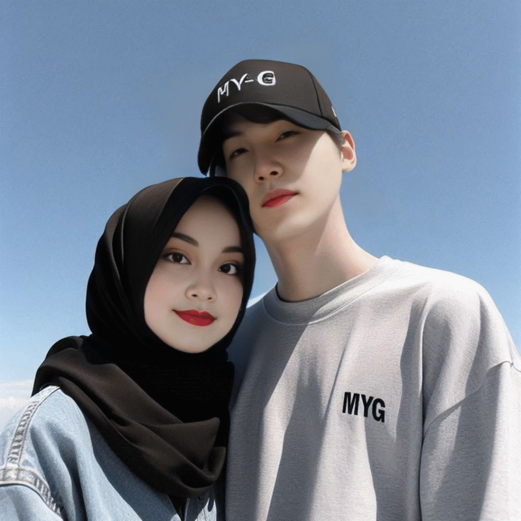 Muslim Couple DP Hijab