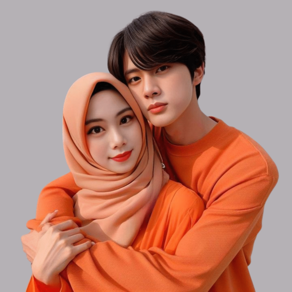 Muslim Couple DP Hijab