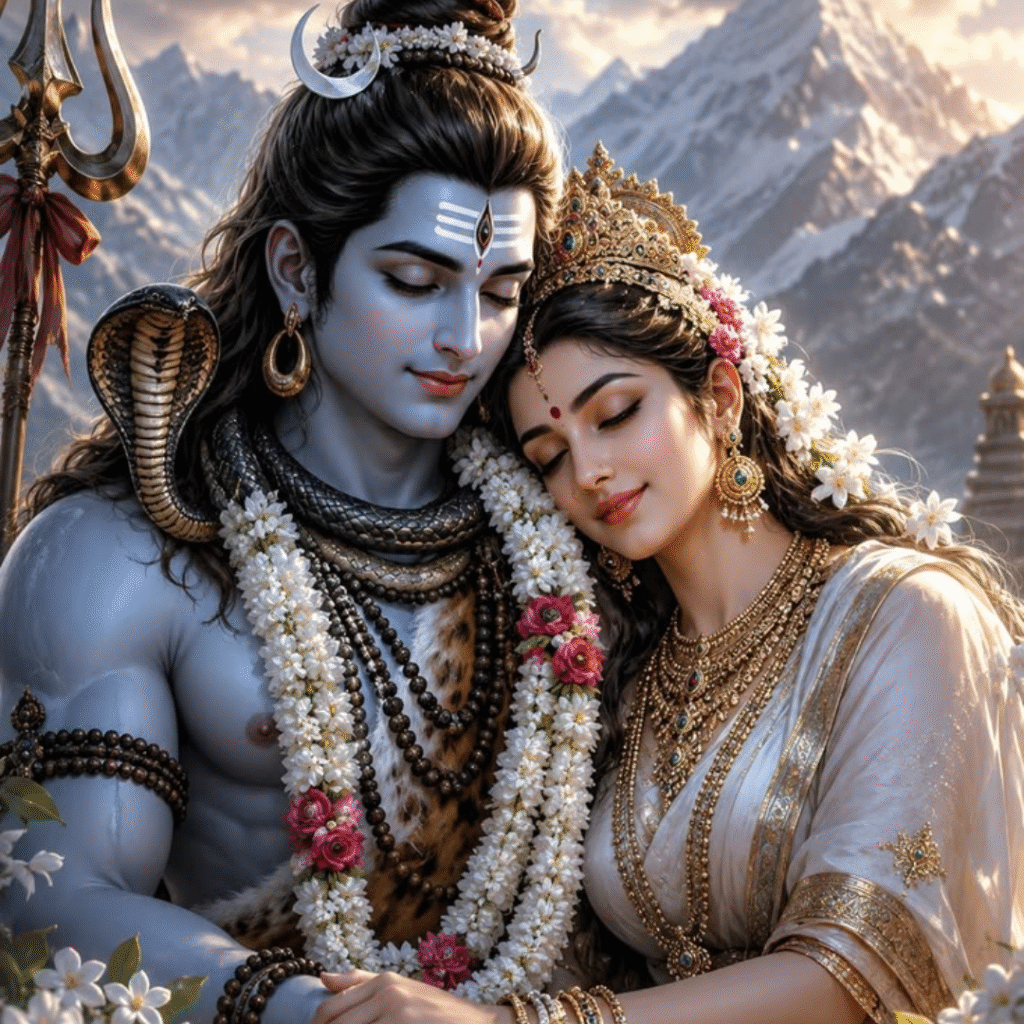 Shiv Parvati Pic DP For Whatsapp