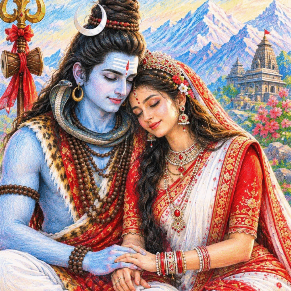 Shiv Parvati Pic DP HD Download