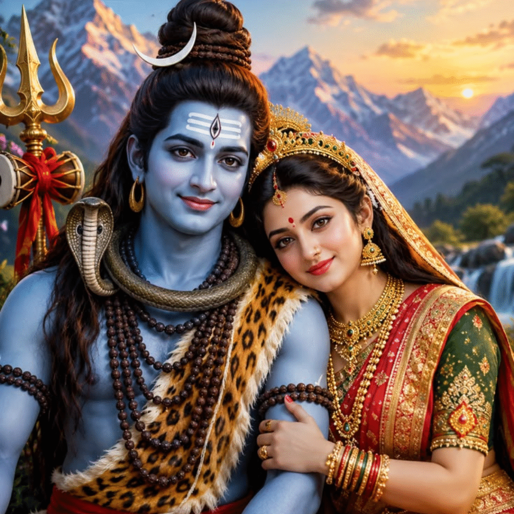Shiv Parvati Pic DP HD Download