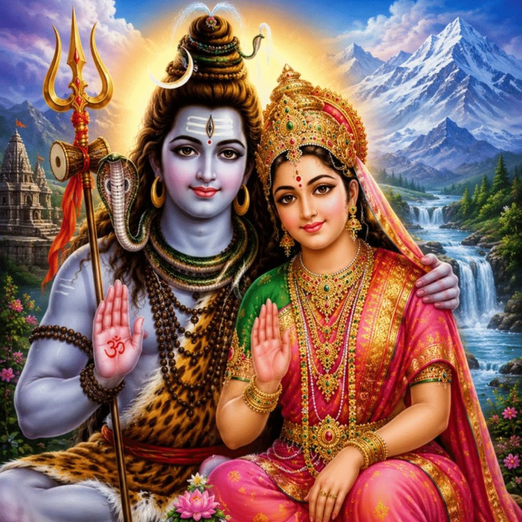 Shiv Parvati Pic DP HD Download