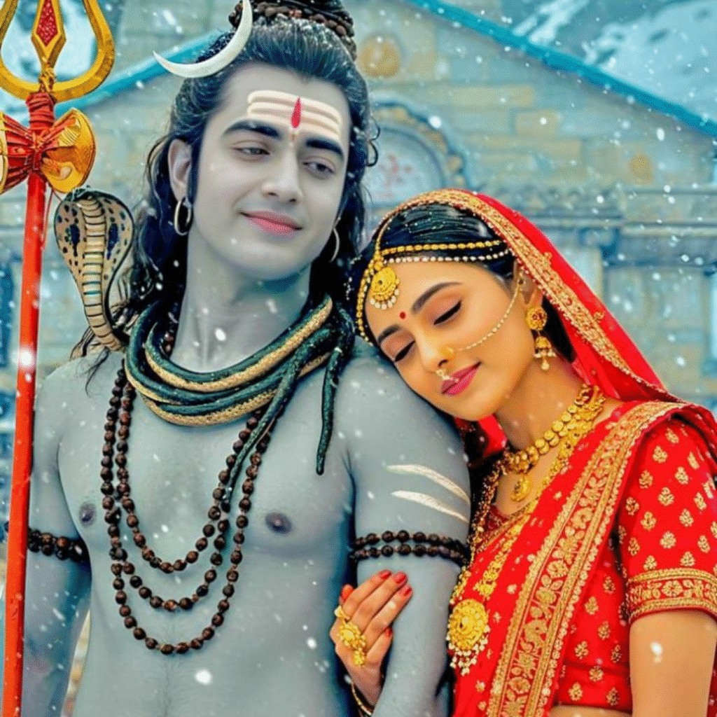 Shiv Parvati Pic DP For Whatsapp