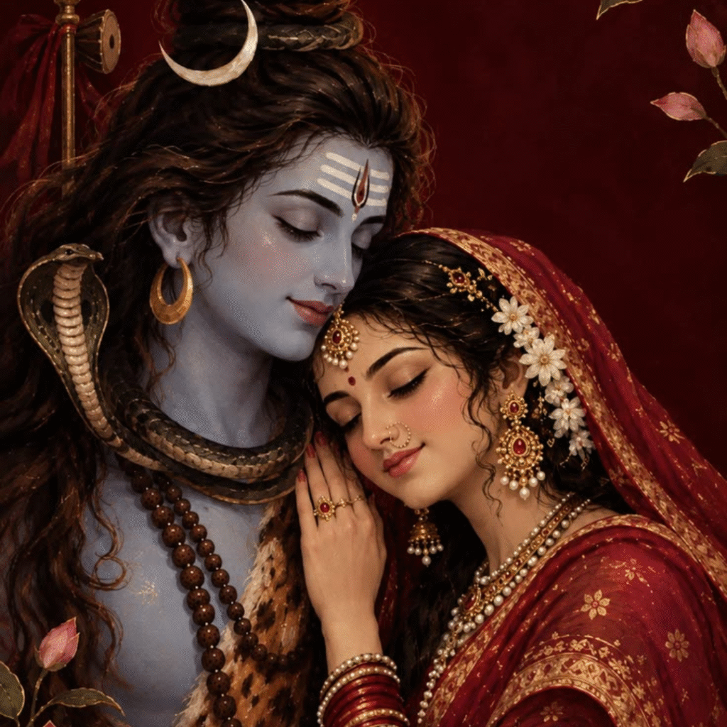 Shiv Parvati Pic DP For Whatsapp