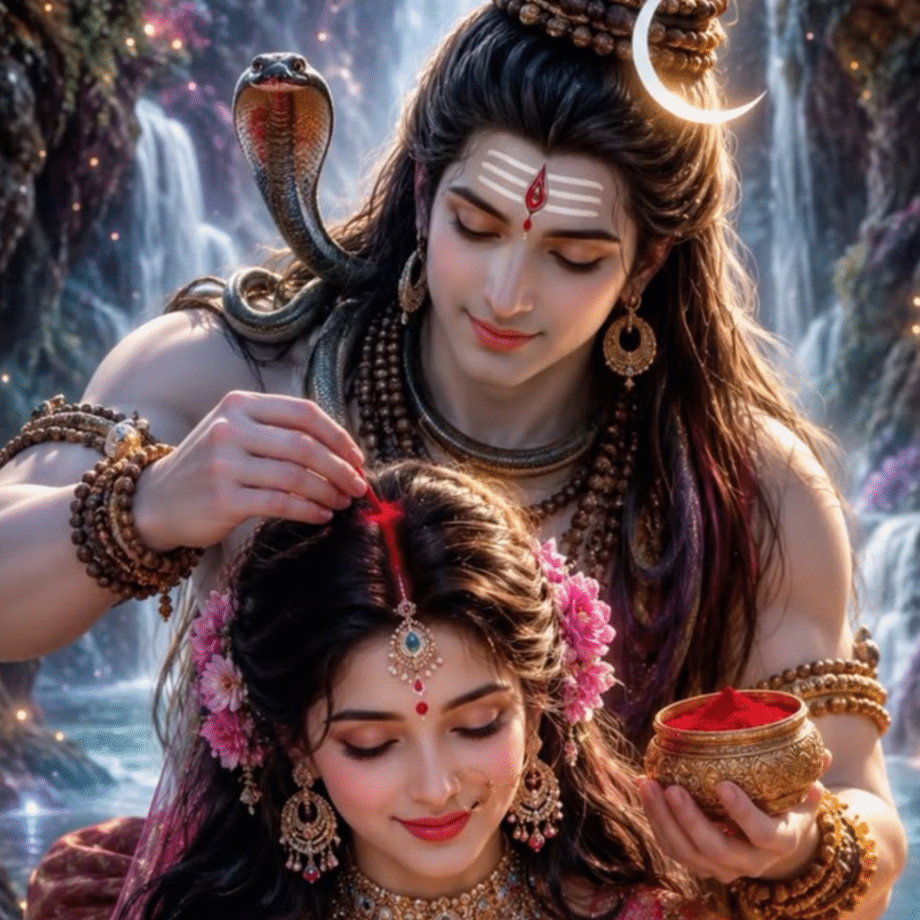 Shiv Parvati Pic DP For Whatsapp