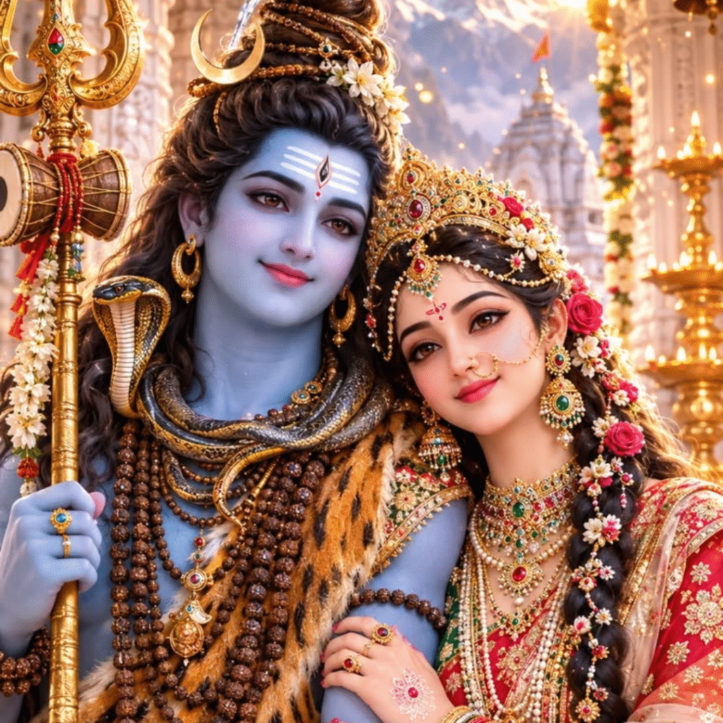 Shiv Parvati Pic DP For Whatsapp